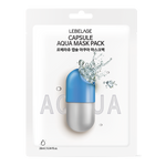 LEBELAGE Capsule Aqua Mask Pack 10 Sheets with Sodium Hyaluronate for Deep Hydration and Anti-Wrinkle Skin Care _ Made in Korea