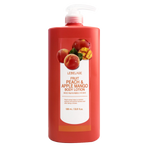 LEBELAGE Fruit Peach and Apple Mango Body Lotion 1000ml Large Capacity for Skin Elasticity Vitality Hydrating _ Made in Korea