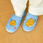 Kakao Friends Room Slippers / Indoor Shoes (Ryan/Choonsik/Apeach) | Padded Sponge Cushion | Anti-Noise/Non-Slip | Designed in Korea