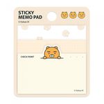 Kakao Friends 3-Tier Sticky Notes (Ryan/Apeach/Tube/Neo) | Index/Grid/Pattern Post-it 3-in-1 Set (20 Sheets Each) | Made in Korea