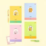 Kakao Friends B6 Arch Window/Dom Song Note | Photo Card/Sticker DIY Emotional Notebook | 7mm Lined 40 Sheets | Made in Korea