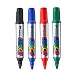 [Monami] Whiteboard Marker / Board Marker | Mild Odor Alcohol Ink | Easy & Clean Erasing | Round Nib 2mm | Made in Korea