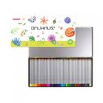 [Monami] BNUHNUZ Oil-Based Colored Pencil 48Color Set / Tin Case | Hexagonal Barrel | Water-Resistant | Designed in Korea