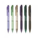 [Monami] FX-ZETA C3 3-Color Oil-Based Ballpoint Pen 0.5mm (Pastel Body) | Low-Viscosity Ink/Quiet Knock | Rubber Grip | Made in Korea