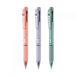 [Monami] FLIP 3 Color Oil-Based Ballpoint Pen 0.7mm (Opaque Body) | Low-Viscosity Ink Multi Pen | Rubber Grip | Made in Korea