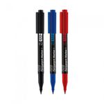 [Monami] Wet Ink Name Pen F 122 1 Dozen (12 Pens) | 1mm Round Nib | Long-Lasting Wet Ink Type | Multi-Surface Marking | Made in Korea