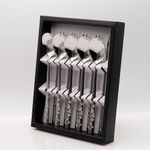 Table Art Bubble Saning Stainless Steel Cutlery Set for 5 – Korean Made 304 Stainless Steel Spoon & Chopsticks Set, Dishwasher Safe, Luxury Gift Set _ Made In Korea 