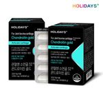 HOLIDAYS Joint Care Chondroitin Gold 2-Bottle Set - Bovine Cartilage Chondroitin Sulfate with Vitamin D & Manganese, Joint & Cartilage Support, Mobility & Flexibility Formula, 60 Tablets (2 Bottles) _ Made in KOREA