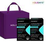 HOLIDAYS Joint Care Chondroitin Gold 2-Bottle Set - Bovine Cartilage Chondroitin Sulfate with Vitamin D & Manganese, Joint & Cartilage Support, Mobility & Flexibility Formula, 60 Tablets (2 Bottles) _ Made in KOREA