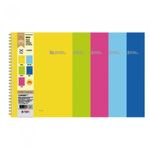 [Penpia] 4000 Large PP Cover Spring Notebook (16-Size) | Lined 75g Paper / 88 Sheets | 190*260mm | Left Twin Spiral Bound | Made in Korea