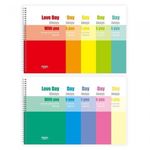 [Penpia] 1500 Reporter's Notebook | Left Twin Spiral Bound / 65 Sheets | 105*175mm Pocket Size | Made in Korea