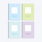 [Penpia] 3000 Quad-Split Spring Notebook | 75g Wood-Free Paper / 75 Sheets | 188*260mm Size | Left Spiral Bound | Made in Korea