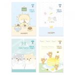 [Penpia] Single-Sided Illustrated Diary A4 Notebook | 20 Sheets / 210*297mm | Daily 2-Page Format | Made in Korea