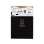 [Oxford] 4000 Black PP Cover Top Spiral Notebook B5 | 7mm Lined / 80 Sheets | 252*179mm | Top Twin Spiral Bound | Made in Korea