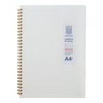 [Oxford] 5000 Milk PP Cover Spiral Notebook A4 Plus | Lined / 80 Sheets | 297*225mm | Left Twin Spiral Bound
