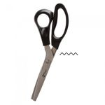 [PEACE] Pinking Shears 100 | 75mm Stainless Steel Blade | Zig-Zag (Triangle) Edge | Professional Craft & Sewing Scissors | Made in Korea