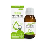 KIDSTEN Baby Zinc Syrup, 100ml×2EA – USA Zinc Gluconate, Liquid Immune Support Supplement, Apple Flavor, Adjustable Dosage, 5 mg Zinc per 2 mL _ Made in KOREA