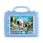 DONG-A BACKKOM Oil Pastels 36 Colors for Boys | Blue Character Case | ACMI & CE Certified Safety | Vivid & Easy Blending | Made in Korea