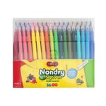 DONG-A TORU Non-Dry Scented Felt-Tip Pens 36 Colors | 7-Week Anti-Dry Technology | Vivid Water-Based Ink | KC Certified | Made in Korea