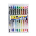 DONG-A 3-ZERO Hybrid Gel Pen 10-Color Set 0.38mm | Full Color Palette | Ultra-Slim Design | No Skipping, No Scratching | Made in Korea