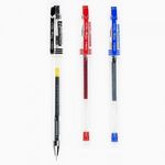 DONG-A FINETECH Gel Ink Pen 0.3mm | Black, Blue, Red Options | Precision Tip | Cap Type | Made in Korea
