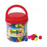 Donerland Bulk Gonggi Set (HB15021) | 270+ Pcs | Weighted Plastic Jackstones | Ergonomic Design | Korean Traditional Game | Made in Korea