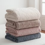 Guy Laroche Mond Dual-Sided 10mm Long-Pile Microfiber Blanket Premium Soft Winter Throw for Bedroom and Living Room