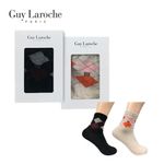 Guy Laroche Women’s Casual Socks GL-WCA-2P – 2 Pair Set, Combed Cotton Casual Socks _ Made in KOREA