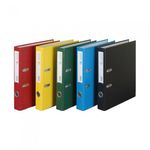 Munhwa File B841-7 Professional A4 Lever Arch Binder 50mm Slim Spine One-Touch Mechanism with Metal Slide Rail Made in Korea