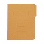 Munhwa Kraft Reinforced Filing Folder KM A4 | 10 Packs | Dual-Layer Durable Construction | Expanding Spine | Made in Korea