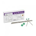 Munhwa One-Touch Metal Spring Replacement Mechanism (70mm Silver) F130-2 | 25 Sets per Pack | High-Capacity Binding Hardware | Made in Korea