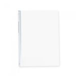 Munhwa High-Capacity A4 Rail Clear Holder F490D-71 | 60-Sheet Capacity | Wide Slide Bar File | 10 Sheets per Pack | Made in Korea