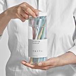 Seanghwal Gongjakso 0.18mm Ultra Fine Bristle Toothbrush 12EA Family Pack with Individual Hygiene Caps