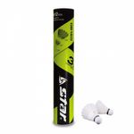 Star Sports Badminton Shuttlecock DB160 Premium Goose Feather Professional Performance High Stability Flight 12 Pieces Set