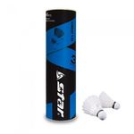 Star Sports Shuttlecock DB216 (6-Pack) Duck Feather All-Season Precision Flight for Intermediate Practice and Recreational Play