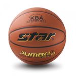Star Sports Basketball Jumbo FX9 Size 7 BB427 KBA Official Match Ball 9-Panel Patented Design Premium Synthetic Leather for Elite Grip and Control