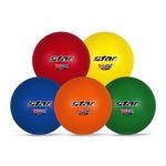 Star Sports Soft Dodgeball No. 3 CB8103S-04  Ultra-Lightweight PU Safety Ball for School Sports, Rehab, and Indoor Play