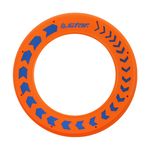 Star Sports Ring Frisbee NXX107 Orange Soft PU Safety Flying Disc for Beginners and Kids Lightweight Aerodynamic Design 25cm