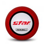 Star Sports Kickball Size 27cm CB869-04 Red High-Elasticity Safety Rubber Ball for School PE and Recreational Sports