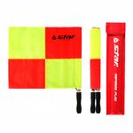 Star Sports Multi-Purpose Linesman Flags SA240 High-Visibility 4-Panel Stitched Design with Non-Slip Foam Grip and Carry Case for Soccer Volleyball Jokgu