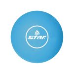 Star Sports Massage Therapy Ball Blue EU3301 High-Density Silicone Self-Massage Tool for Muscle Relief and Trigger Point Therapy 63mm