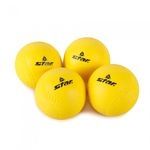 Star Sports Official Tee Ball Set WXB3000 4-Pack  Certified 9cm Polyurethane Safety Training Balls for Schools and Clubs