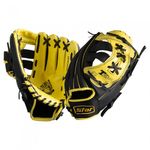 Star Sports Tee Ball Glove Small 11-inch WXG1000S Yellow and Black Deep Pocket All-Round Safety Glove for Right-Handed Throwers