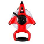 Star Sports 50M Long-Distance Field Measuring Tape ZH220-050 Heavy-Duty Fiberglass Tape with Integrated Carry Handle and ABS Case