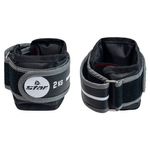 Star Sports Easy Weight Wrist and Ankle Weights 2KG Set (1kg x 2) EU322-20 Durable Oxford Fabric with Double Secure Straps for Fitness Running Walking