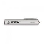 Star Sports Premium Electronic Whistle Silver XH254 High-Decibel 125dB Metal Body with Neck Lanyard for Sports, Traffic, and Emergency