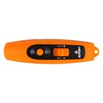 Star Sports Rechargeable Electronic Whistle XH285 Orange 4 Sound Modes 3 Volume Levels with LED Light and C-Type Charging Cable