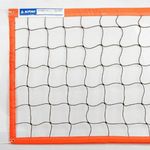 Star Sports Jokgu Net Match JN216H High Visibility Orange Reinforced Polyethylene Foot Volleyball Net with Carrying Bag (750x75cm)
