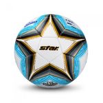 Star Sports The Polaris 3000 Soccer Ball No. 5 SB165FTB-05 KFA Official Certified Thermal Bonding Seamless Professional Match Ball (White)