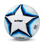 Star Sports The Professional Soccer Ball No. 5 SB3015 Premium 2-Layer High Elastic Foam All-Weather Training Football (White)